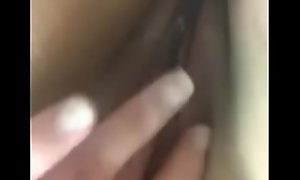 Fingering my creamy pussy