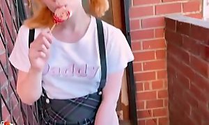 Schoolgirl Deep Sucking and Fucking Instead of Lessons