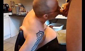 DISABLED GUY SUCKING COCK