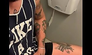 onlyfans porn video tattoogayman2 - horny at gym toilett