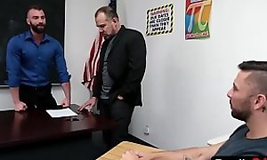 Teacher calls a meeting with boy and his stepdad on the school