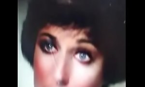Sexy cougar from the 70s gets cum tribute