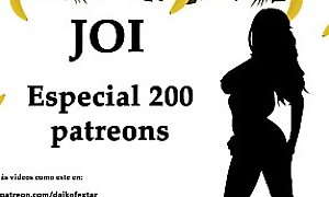 JOI Especial 200 patreons, 200 corridas. Audio en español.