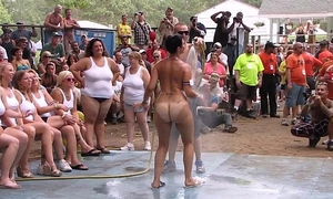 Amateur bare contest at this years nudes a poppin festival in indiana