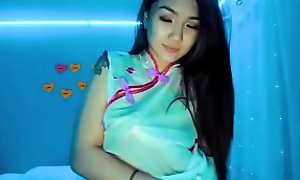 Asian Girl Masturbating For Fun...