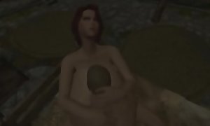 [Skyrim] Yuriana gets forcefully fucked by fat old man