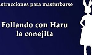 JOI hentai con Haru de Beastars. Con voz española. Estilo Furry.