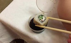 Sushi on my girlfriend