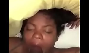 She couldn't fit my whole dick in her mouth
