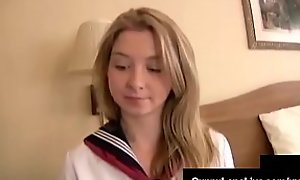 American Student Sunny Lane Pussy Fucked By Horny Asian!