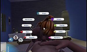 HOT Ebony POV VR Sims porn using WickedWhims 1080p