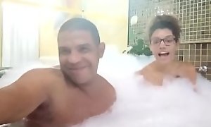 Na banheira com a princesinha do Flamengo lua doidera