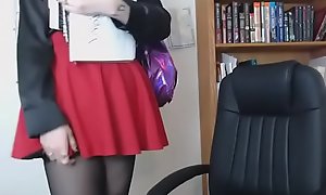 Teaser Clip! Goth BBW Tattooed Schoolgirl becomes Detention Aide and Seduces Teacher to do Her Bidding Femdom Fetish