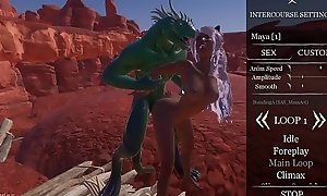 Wild Life - Maya fucking with a reptile