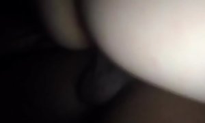 Young Big ass White French girl takes BBC at midnight and she loves it