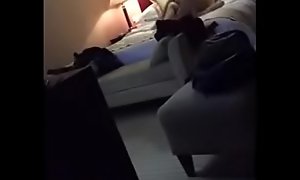 hotel hidden cam caught couple role-playing 1/2