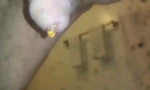 FRANTIC PISSING OUT MY DICK IN SHOWER TUB TRYING TO STOP DRIBBLES SUPER CLOSEUP FROM MY PISSHOLE YELLOW DROPS AT CAMERA FROM MY BENT CURVED BROKEN HOOKED TO THE LEFT DICK WHILE I BLOW PNP CLOUDS HOTTTT CLOSEUP