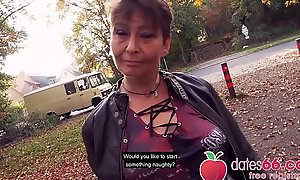 UGLY and OLD - MILF, almost GRANNY public fuck and no regrets Rubina dates66.com