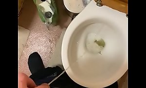 Having a piss and playing around