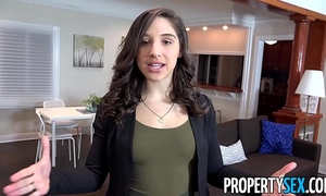 Propertysex - college student bonks sexy booty real estate agent