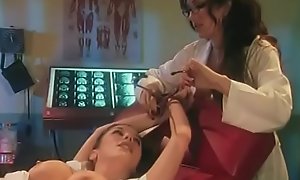 Experienced neurosurgeon uses special technic for her busty patient before sending her to make functional magnetic resonance imaging