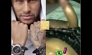 Football player neymar jerking off