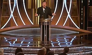 Ricky Gervais fuck's every single artist from Hollywood from bihind .. and they loved .