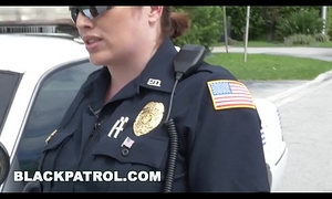 BLACK PATROL - Hands Up, DO Shoot... Your Load All Over My Cop Face!