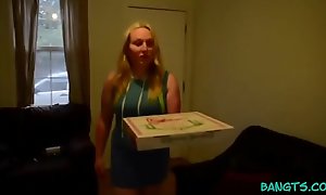 Shemale Pizza Delivery Orgy