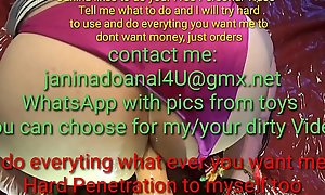 Janina Anal Dildo machine asshole Penetration Homework