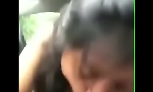 Teen Student Blowjob On Car
