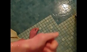Swedish ginger jerking off in shower