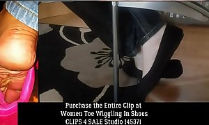 Preview Candid Ballet Flats Shoeplay and Toe wiggling