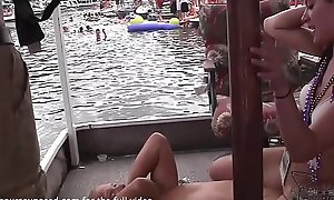 totally wasted party girls sucking dick and eating pussy in public