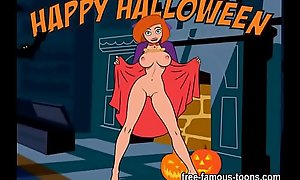 Halloween famous toons orgy
