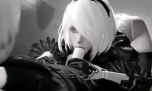 Nier Automata fucked deeply and raw