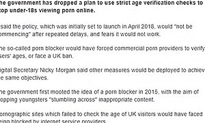 UK's controversial 'porn blocker' plan dropped
