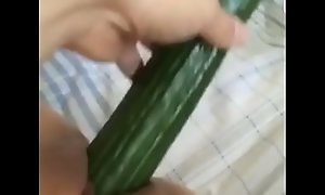 Teen sex cucumber extra tight