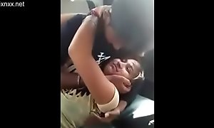 Indian sister outdoor fuck in car