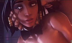 Pharah gets Creampied and Fucked by Mccree night Wanderer 4some
