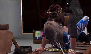 Barkai vs Lady America (Orgasmic Second Life, SL Sex)