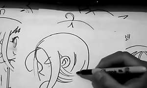 How to draw Hentai Ecchi OF Anime Girl Mahou TAMAKI XDEIOSPERVERSUS