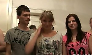 Girlfriend and their way sister succeed in fucked on tap czech party bang