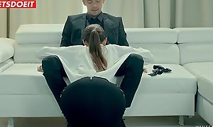 Czech Hot Teen gets facialized by say no to big cock boyfriend (Cindy Shine)
