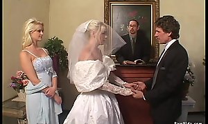The bride double oral job