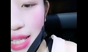 Chinese Cam Girl Car show