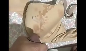Cum on Step Mom's Underwear Bra