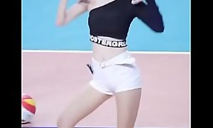 公众号【91报社】韩国超火啦啦队女神性感身材活力热舞1