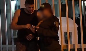 OMG Big Ass Colombian Police Officer Gets Fucked By A Stranger