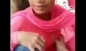 Desi Girl Boobs Press by Lover at Park
